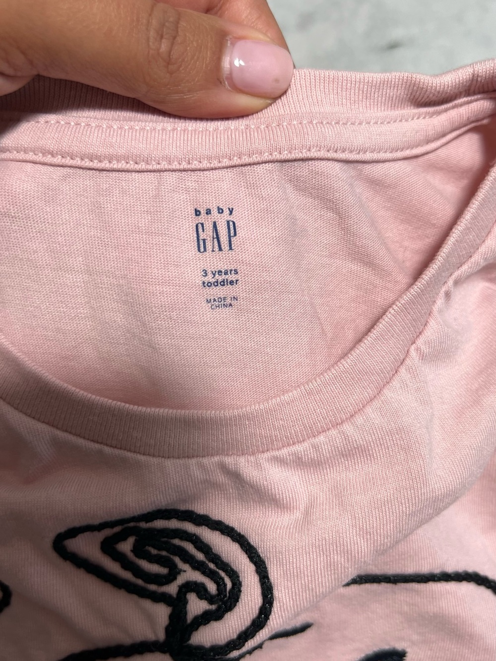 GAP Pink Embroidered Snoopy Dance Long Sleeve - Picture 5 of 5